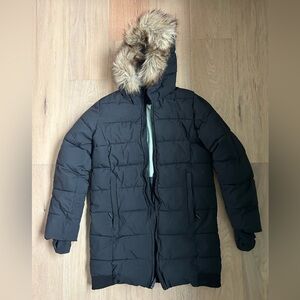 all in motion girls black jacket size 10/12